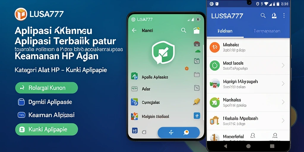 Tampilan antarmuka LUSA777 yang sederhana dan fungsional.