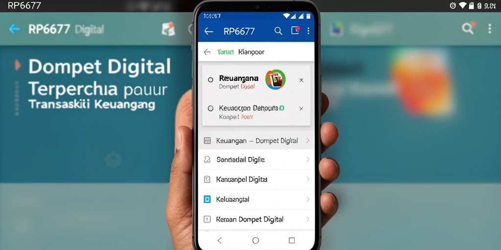 Tampilan antarmuka RP6677 yang modern dan fungsional.