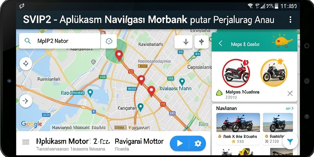 Antarmuka SVIP2 yang ramah pengguna untuk navigasi motor.