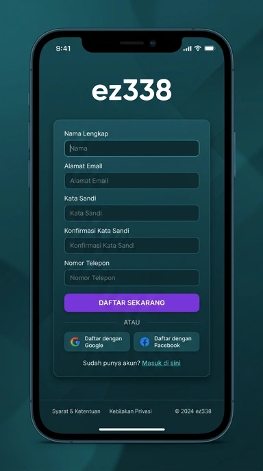 Cara Mudah Membuat Akun Baru ez338 untuk Android